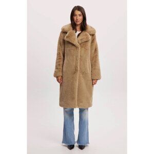 Noize Savannah Faux Fur Women's Coat MEDIUM